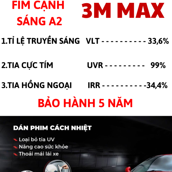 Phim dán kính cạnh A2