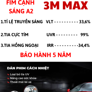 Phim dán kính cạnh A2