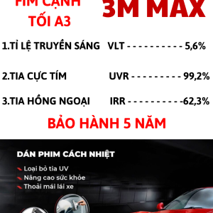 Phim dán kính cạnh A3